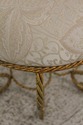 59596EC: Round Italian Iron Base Gold Rope Twist S