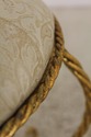 59596EC: Round Italian Iron Base Gold Rope Twist S