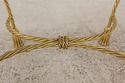 L59600EC: Italian Gold Gilt Rope Twist & Tassel Va