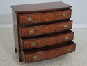 L72186: THEODORE ALEXANDER Bow Front Mahogany Ches