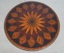 L72194: MAITLAND SMITH Round Inlaid Mahogany Cente