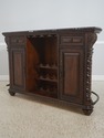 72221:  Marble Top Free-Standing Bar With  Wine Ra