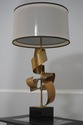 F72204: JOHN RICHARD Modern Brass Sculpture Lamp W