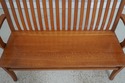 72209:  Arts And Crafts Style Solid Oak Slat Back 
