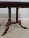 L72188: HENKEL HARRIS Inlaid Flame Mahogany Dining