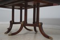 L72188: HENKEL HARRIS Inlaid Flame Mahogany Dining