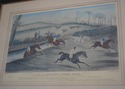 F72248:  Vintage Hand Painted Horse Racing Engravi