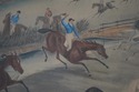 F72248:  Vintage Hand Painted Horse Racing Engravi
