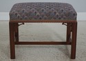 72259: HICKORY CHAIR Chippendale Mahogany Ottoman 