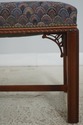 72259: HICKORY CHAIR Chippendale Mahogany Ottoman 