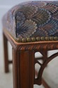 72259: HICKORY CHAIR Chippendale Mahogany Ottoman 