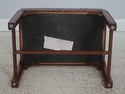 72259: HICKORY CHAIR Chippendale Mahogany Ottoman 