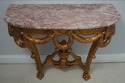 72255: Pair Of French Louis XV Style Marble Top Wa