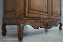 71905: Walnut Country French Two-Door Armoire Ward