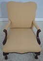 L72225:  Pair Chippendale Ball And Claw Upholstere