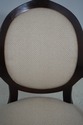 63505EC: Pair Medallion Back Upholstered Open Armc