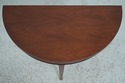 63489EC: Federal Style Inlaid Mahogany Flip Top Ga