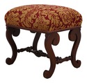 67494: BAKER Milling Road Rococo Upholstered Stool