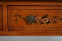 L67252: English Adams Decorated Satinwood Carlton 
