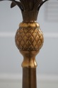 F67504: Brass Palm Tree Design Candle Stick Holder