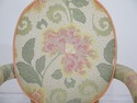 30664EC: Gold Decorated Floral Print Upholstered  