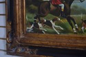 LF67506: English Hunt Scene Artist Signed Oil Pain