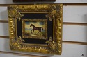 LF67508: Set of 4 Small Framed Oil Paintings On Bo