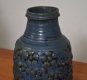 LF67534: Japanese Art Pottery Blue Vase