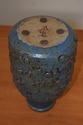LF67534: Japanese Art Pottery Blue Vase