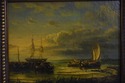 LF59837/67229: Pair Framed Ship Oil Paintings On B