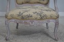 L40436EC:  Pair Custom Paint Decorated French Loui
