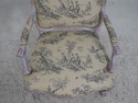 L40436EC:  Pair Custom Paint Decorated French Loui