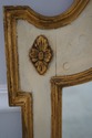 63430EC: Italian Paint Decorated Vintage Mirror