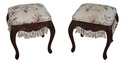 63553EC: Pair French Decorator Ottoman Or Stools