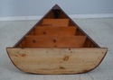 F63576EC: Rustic Antique Canoe Converted Bookcase