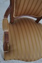 67290: Pair French Louis XV Style Upholstered Armc