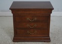 67468: Pair HENREDON Charles X Burl Elm Nightstand