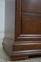 67468: Pair HENREDON Charles X Burl Elm Nightstand