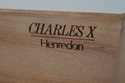 67468: Pair HENREDON Charles X Burl Elm Nightstand