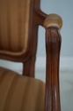 67290: Pair French Louis XV Style Upholstered Armc