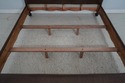 F67341: King Size Leather Wrapped Sleigh Bed