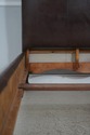 F67341: King Size Leather Wrapped Sleigh Bed