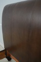 F67341: King Size Leather Wrapped Sleigh Bed