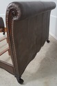 F67341: King Size Leather Wrapped Sleigh Bed