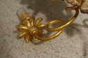 F54960EC: Pair Country French Gold Giltwood Lighte