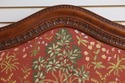 F54782EC: Hand Done Needlepoint In Carved Mahogany