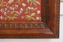 F54782EC: Hand Done Needlepoint In Carved Mahogany