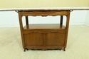 F51578EC: Cherry French Style Drop Leaf Server Car