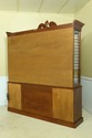 51512EC: CRAFTIQUE Large 4 Door Lighted Mahogany B