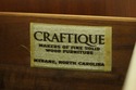 51512EC: CRAFTIQUE Large 4 Door Lighted Mahogany B